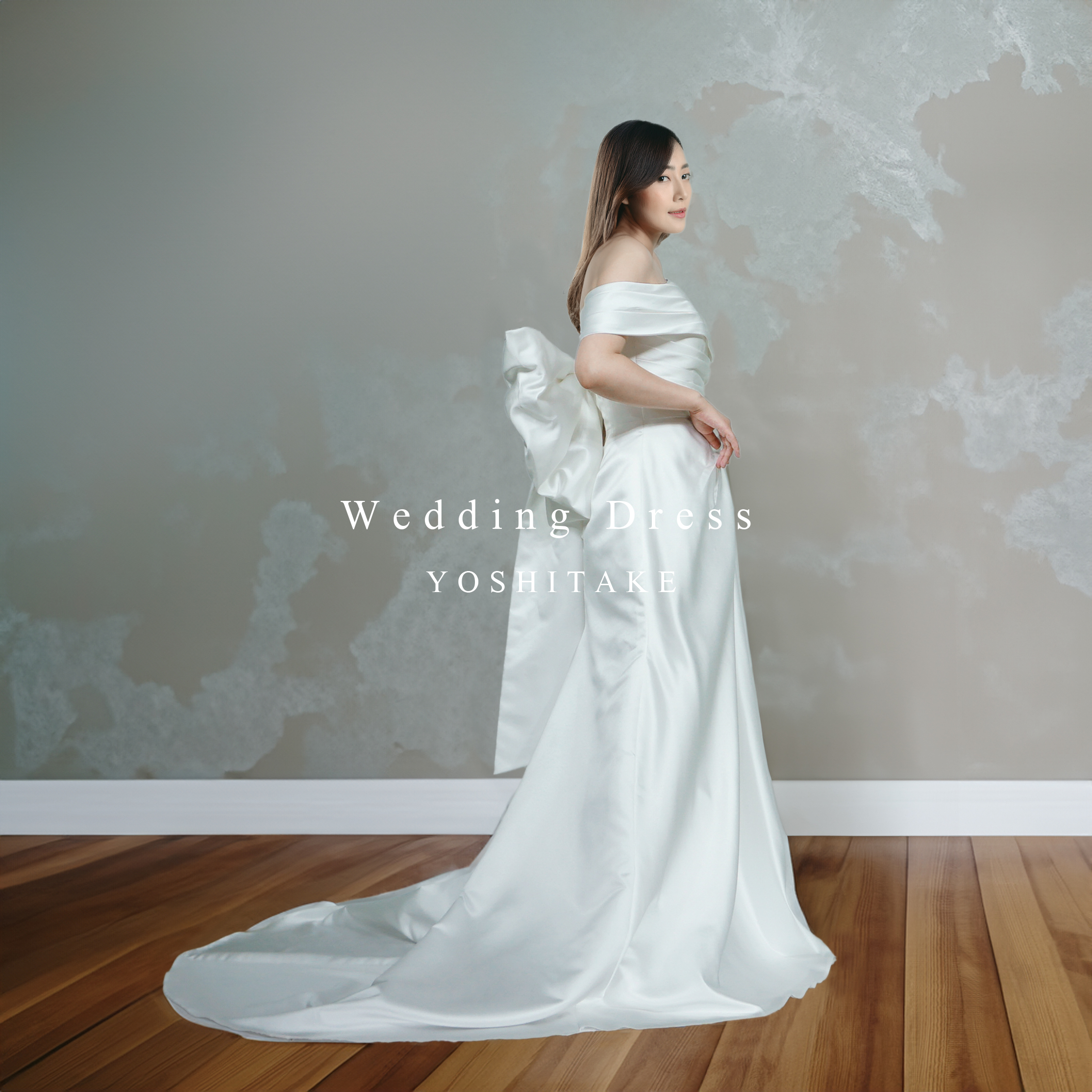 YOSHITAKE ウェディングドレス Hirofumi Yoshitake | くすみピンクのマーメイドドレスを作りました